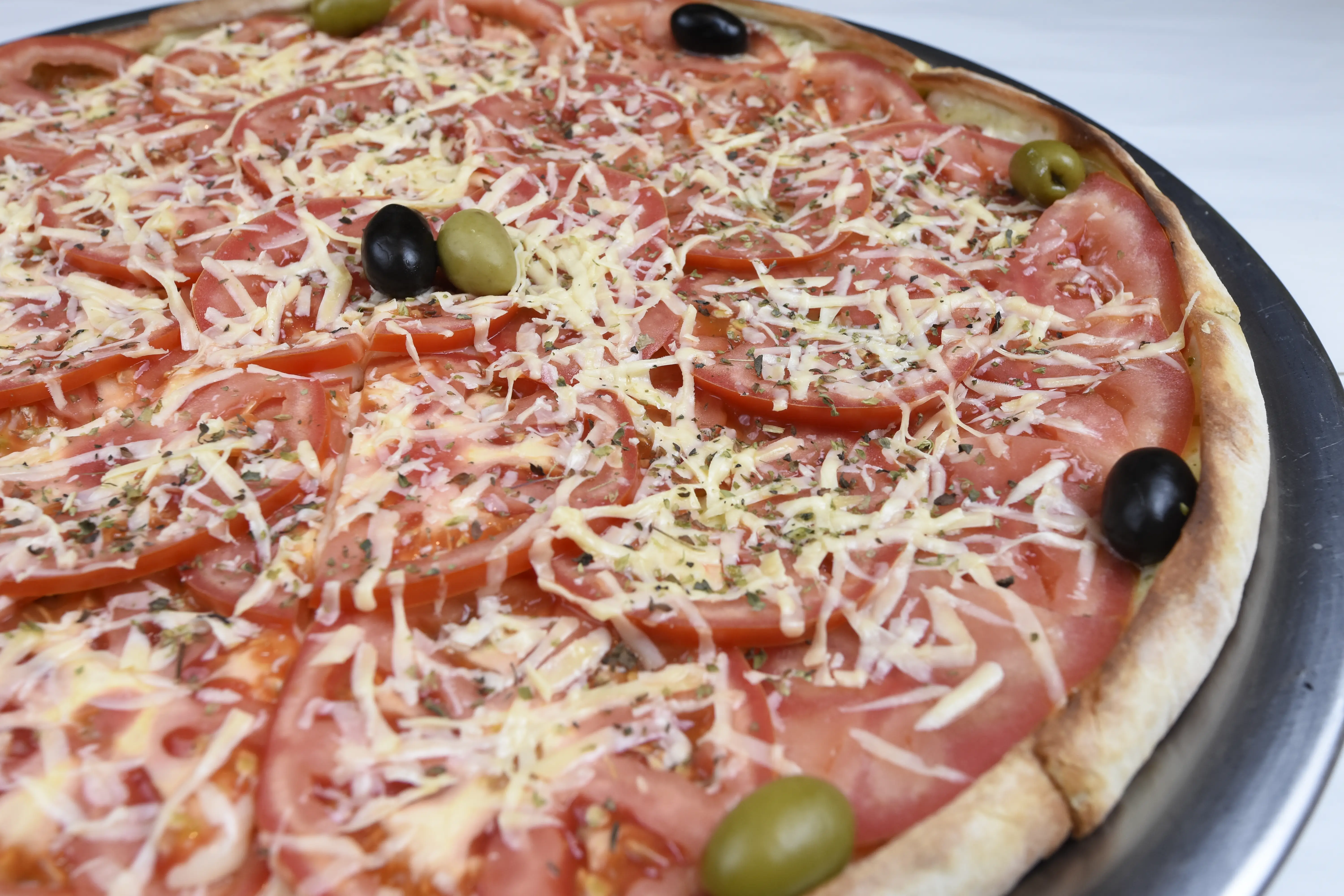 PIZZA NAPOLITANA C/JAMON MEGA